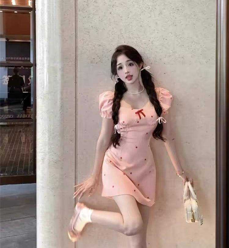 Pink Floral Bloom Dress – Moody Quick Ship (U.S. Only)