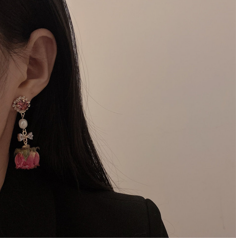 Eternal Rose Earrings