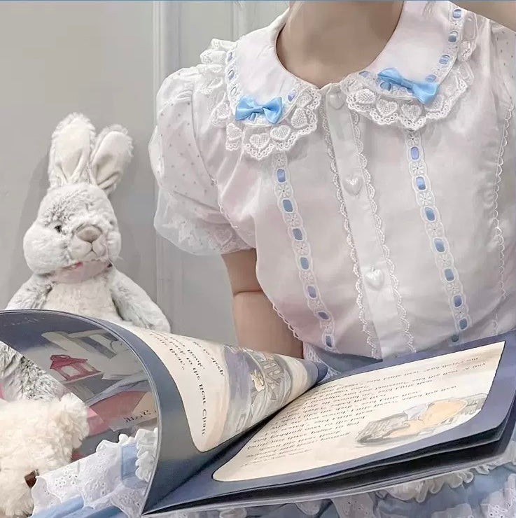 Sweet Love Lace Bow Blouse – Local Stock