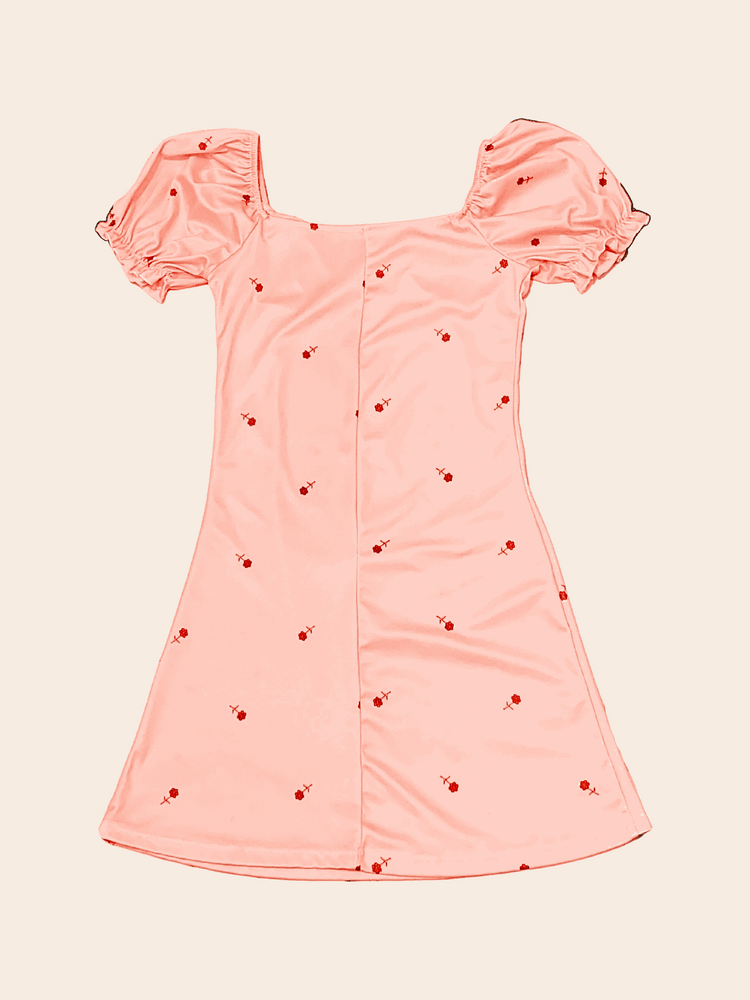 Pink Floral Bloom Dress