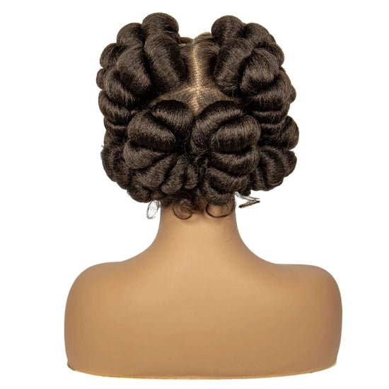 Regal Queen Bantu Knot Lace Wig