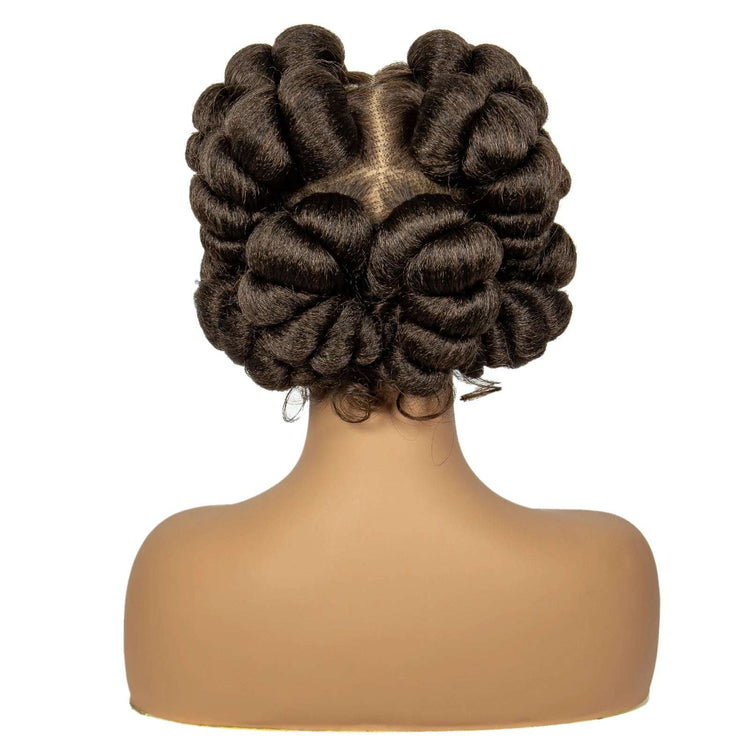 Regal Queen Bantu Knot Lace Wig