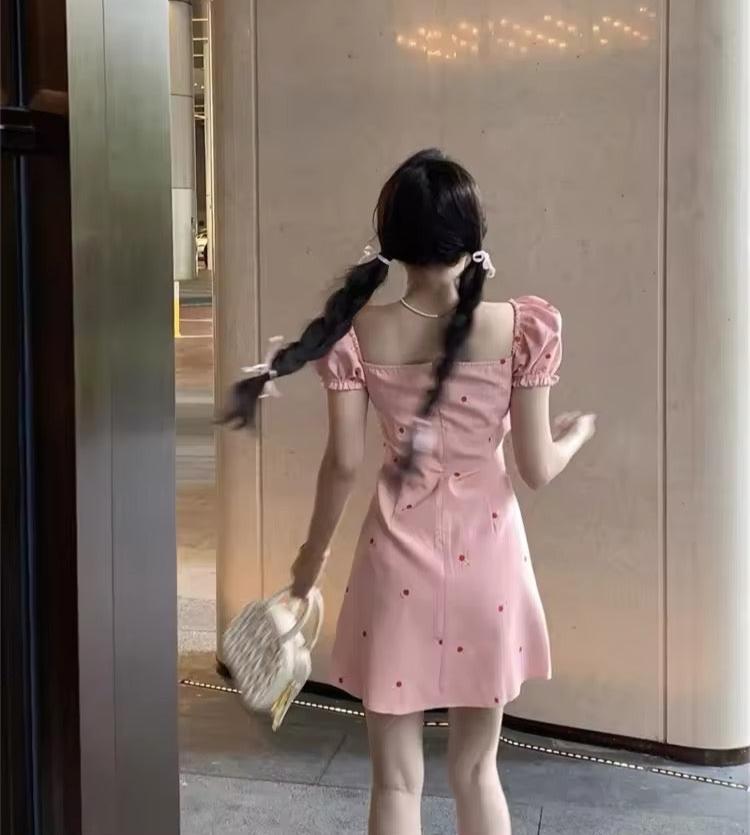 Pink Floral Bloom Dress – Moody Quick Ship (U.S. Only)