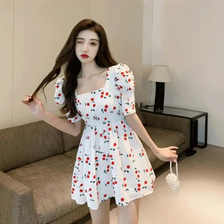 Sweet Cherry Mini Dress – Moody Quick Ship (U.S. Only)