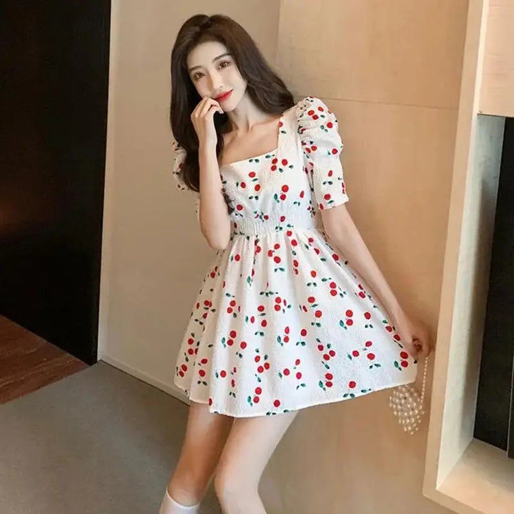 Sweet Cherry Mini Dress – Moody Quick Ship (U.S. Only)