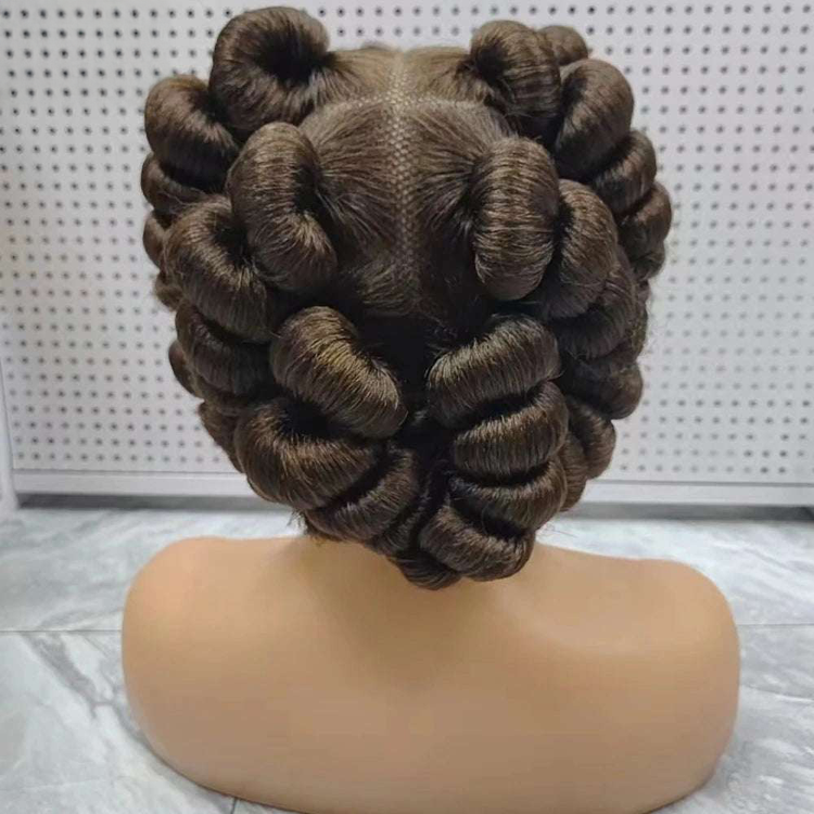 Regal Queen Bantu Knot Lace Wig