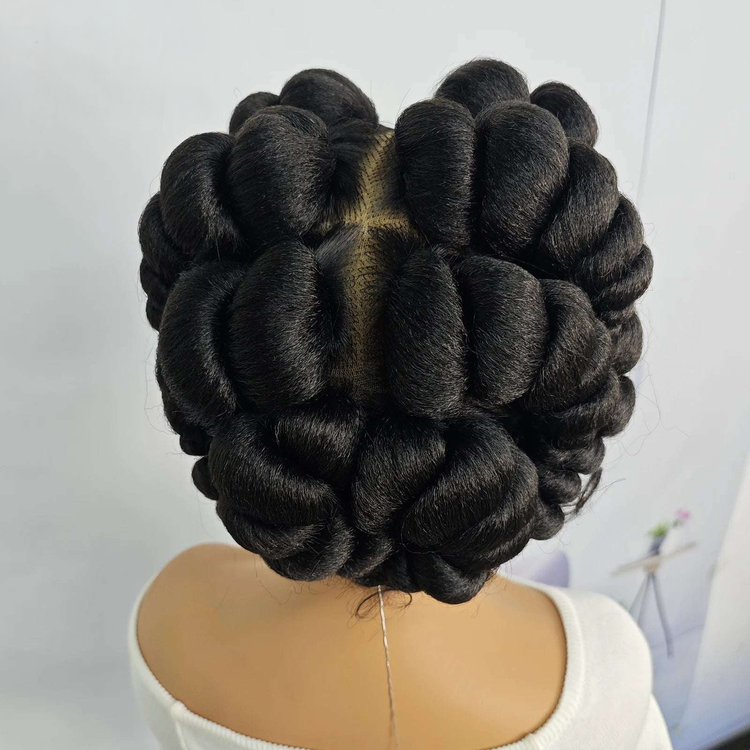 Regal Queen Bantu Knot Lace Wig