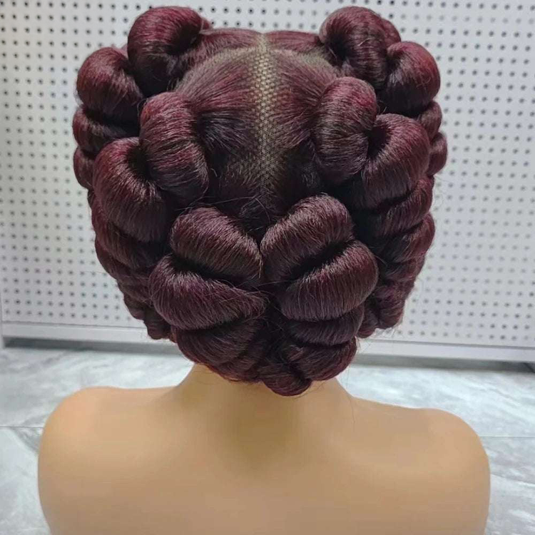 Regal Queen Bantu Knot Lace Wig