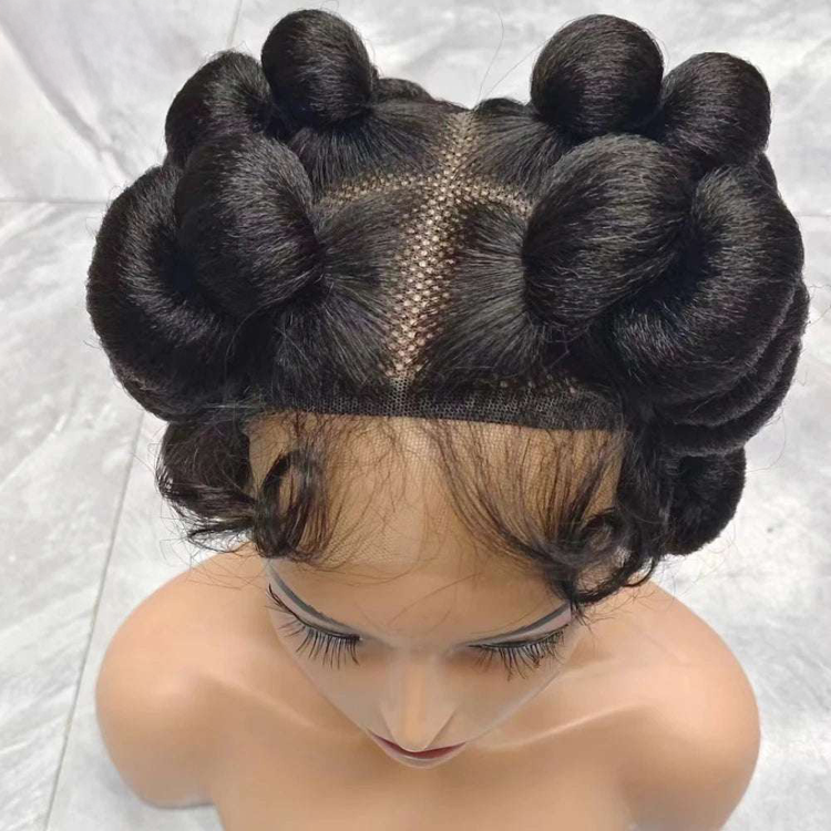 Regal Queen Bantu Knot Lace Wig