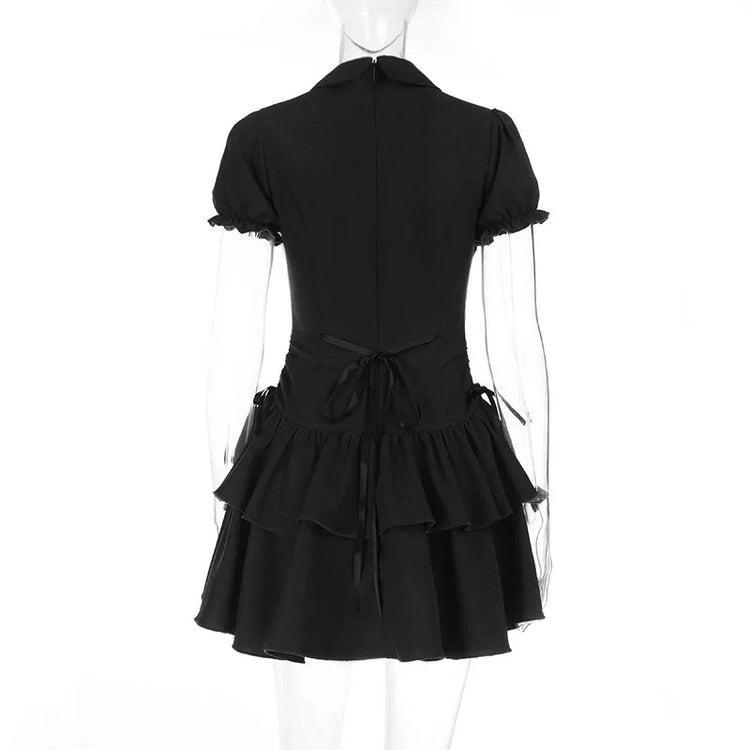 Midnight Academy Mini Dress – Local Stock