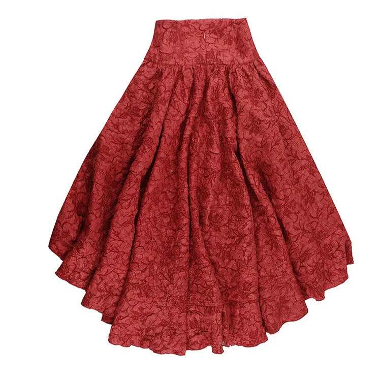Gothic Drama High Low Skirt