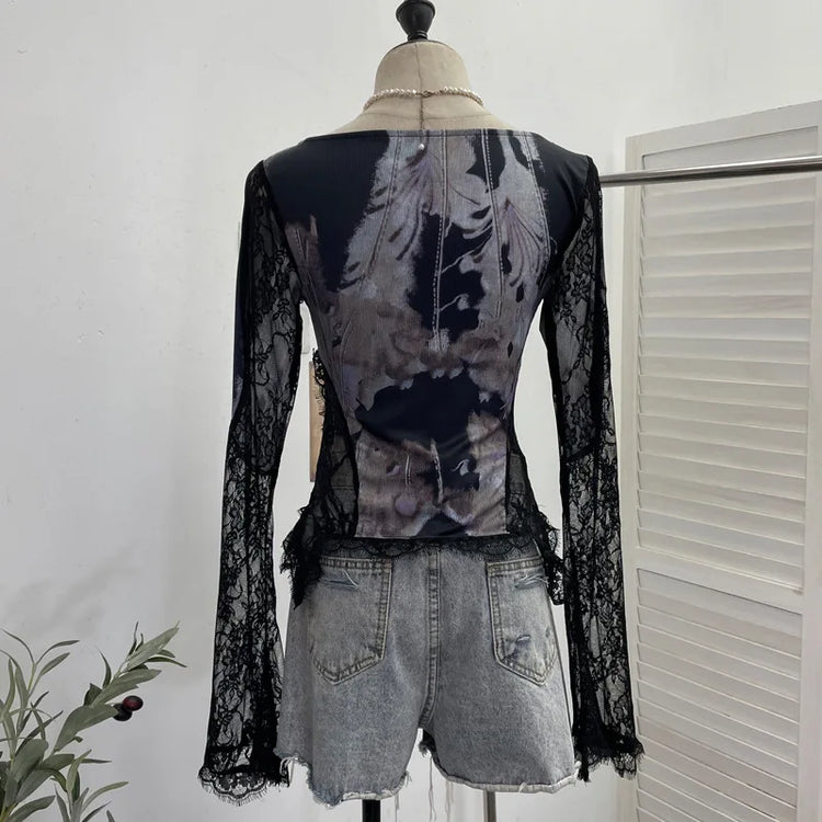 Groovy Lace Fantasy Top