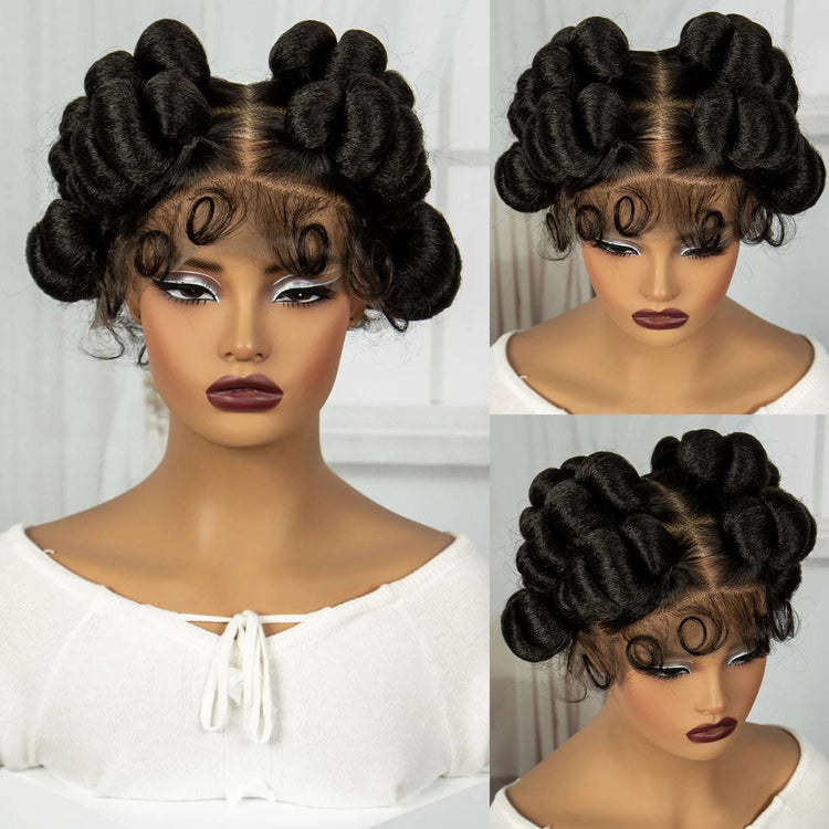 Regal Queen Bantu Knot Lace Wig