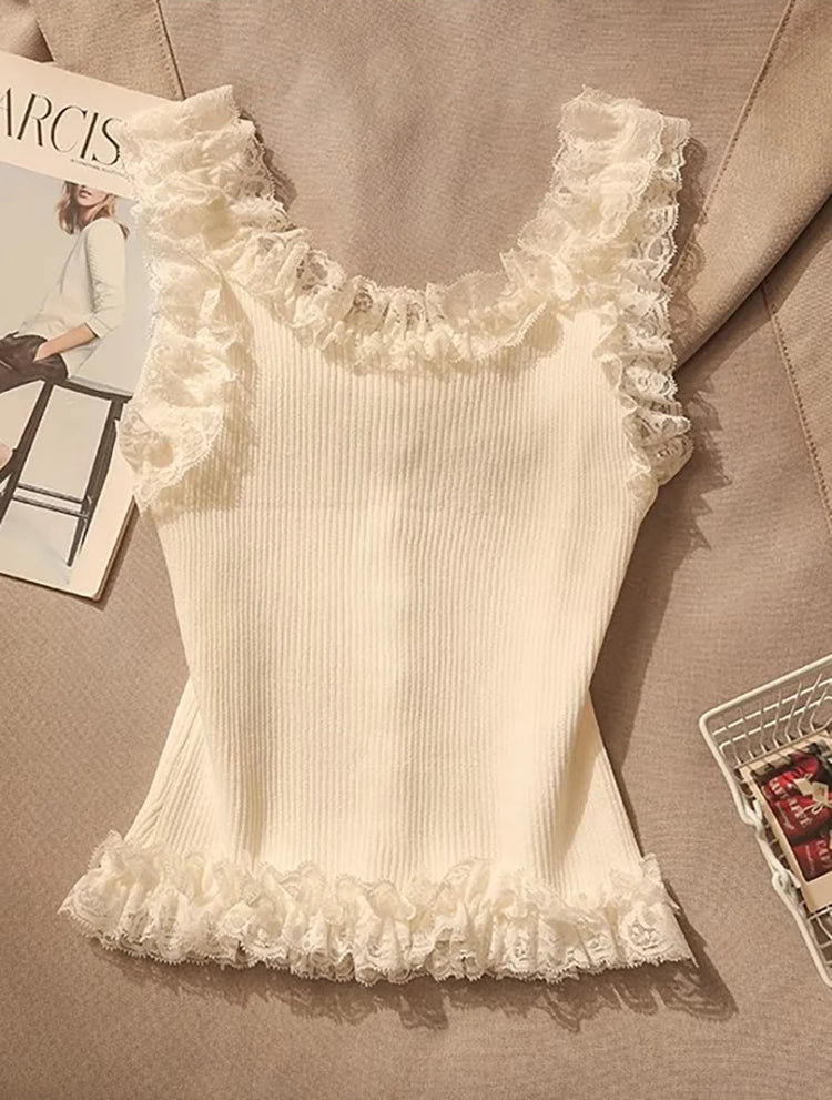 Ruffle Kiss Lacy Top