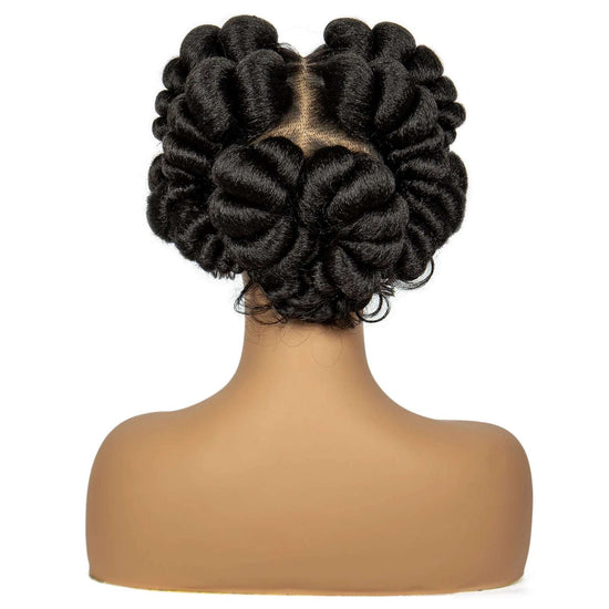 Regal Queen Bantu Knot Lace Wig