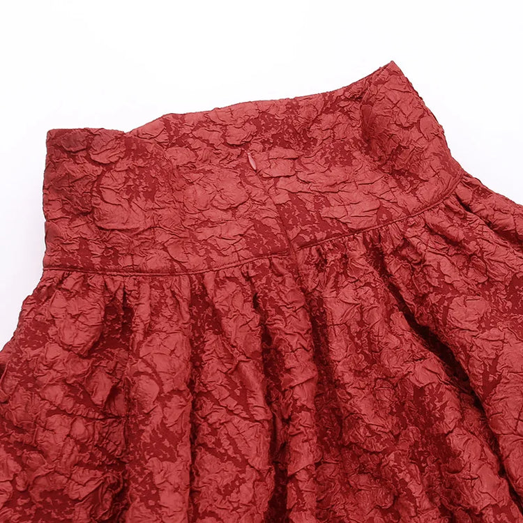 Gothic Drama High Low Skirt