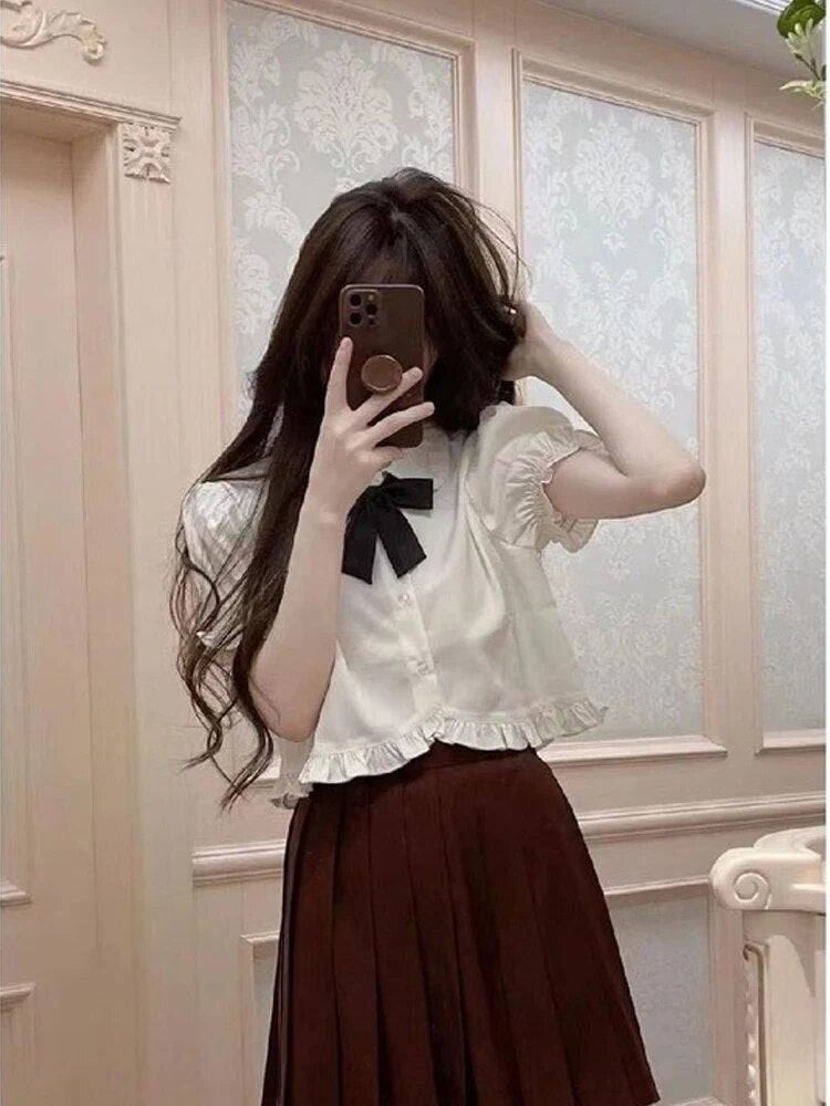 Sweetheart Bow Blouse