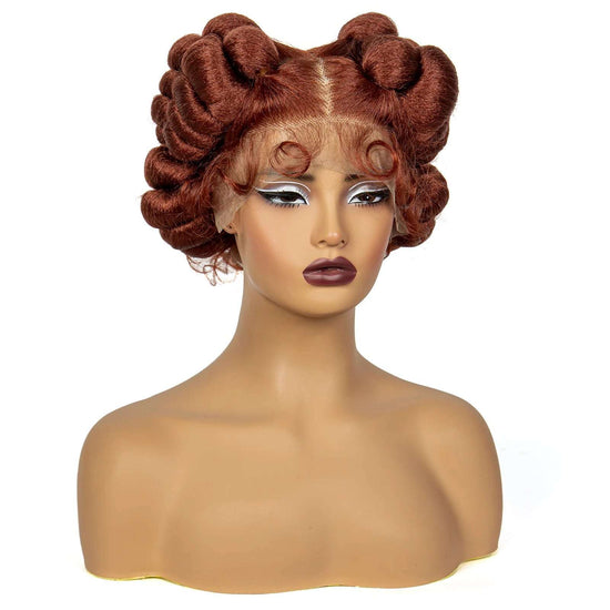 Regal Queen Bantu Knot Lace Wig