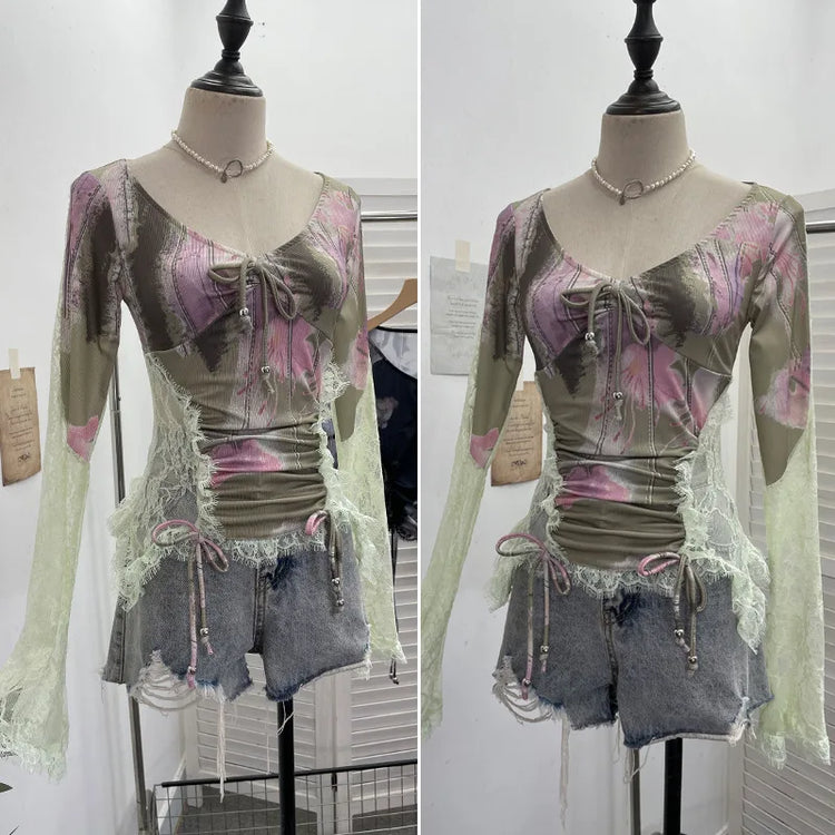 Groovy Lace Fantasy Top