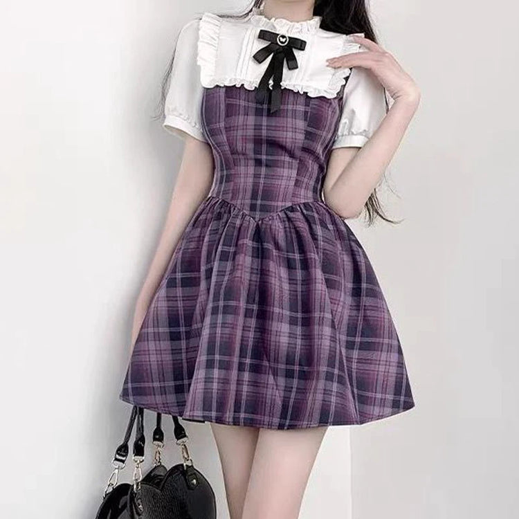 Gloaming Archivist Plaid Mini Dress – Local Stock