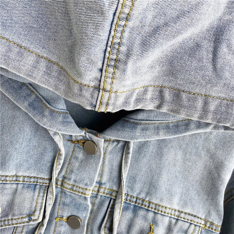 Urban Pulse Denim Hoodie