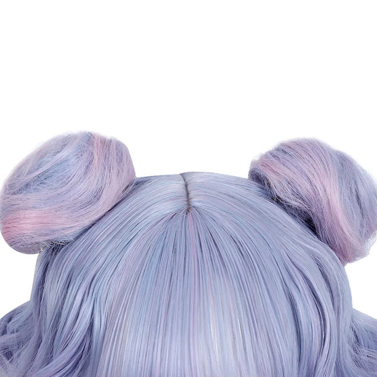 Kawaii Galaxy Space Bun Wig