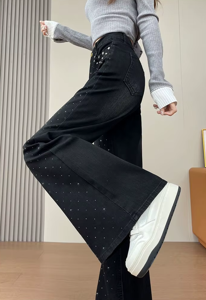 Starlight Stretch Flare Jeans – Local Stock