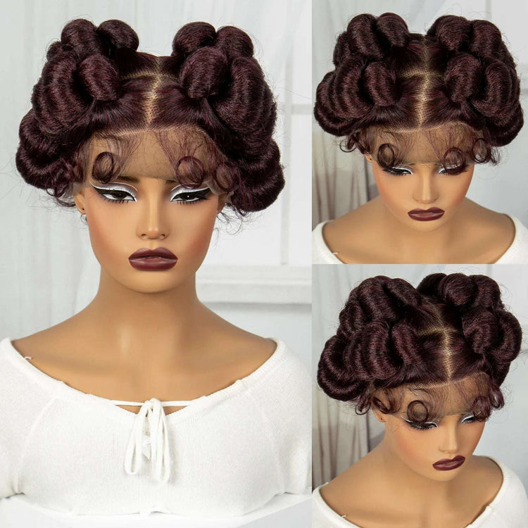 Regal Queen Bantu Knot Lace Wig