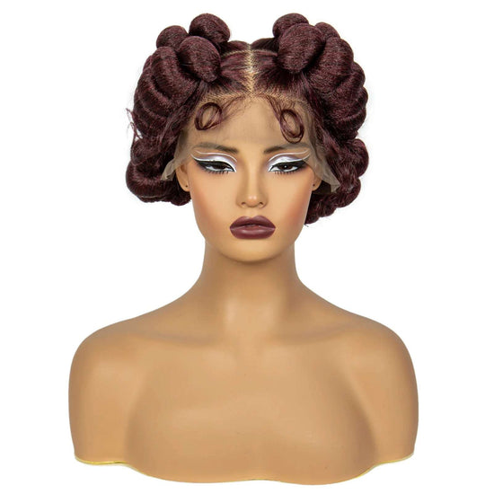 Regal Queen Bantu Knot Lace Wig