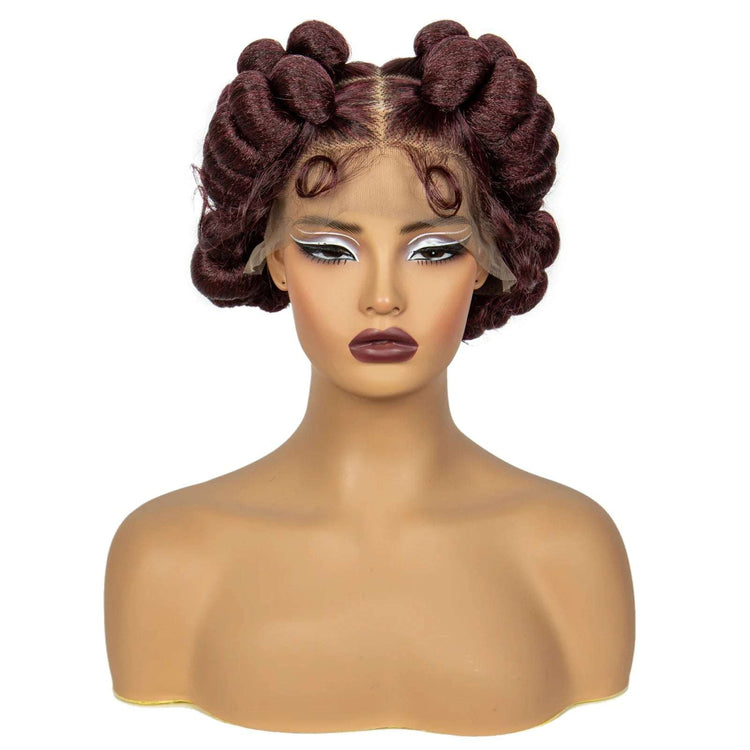 Regal Queen Bantu Knot Lace Wig