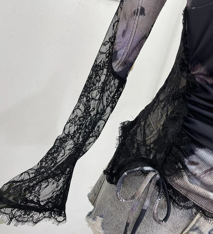 Groovy Lace Fantasy Top