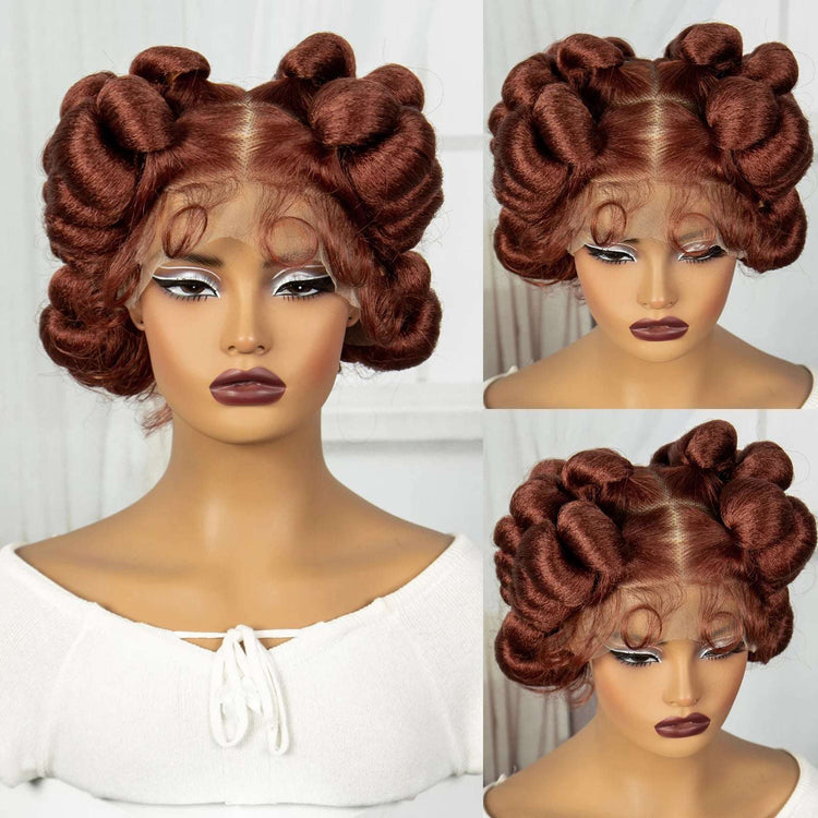 Regal Queen Bantu Knot Lace Wig