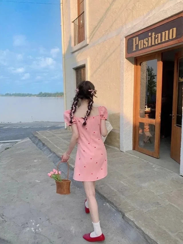 Pink Floral Bloom Dress – Moody Quick Ship (U.S. Only)