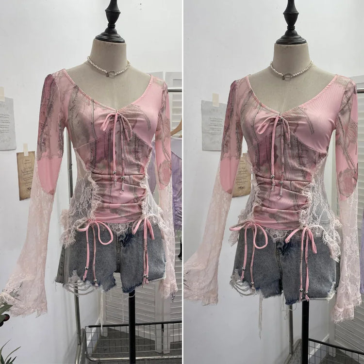 Groovy Lace Fantasy Top