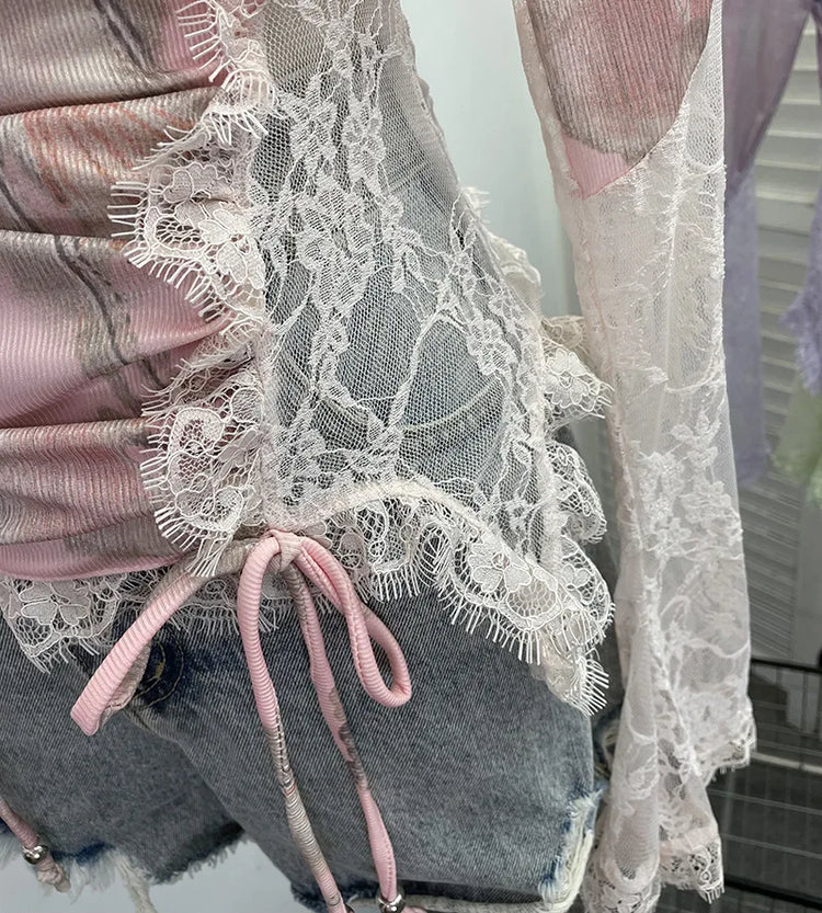 Groovy Lace Fantasy Top