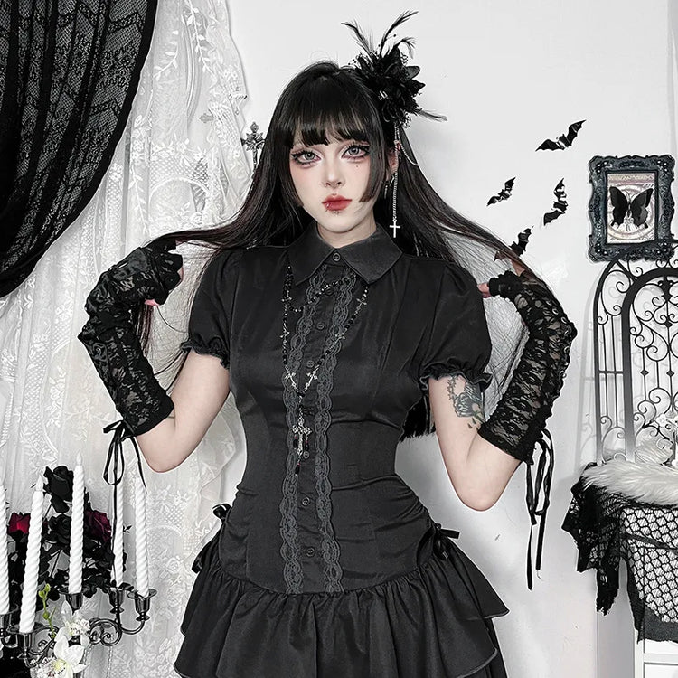 Midnight Academy Mini Dress – Local Stock