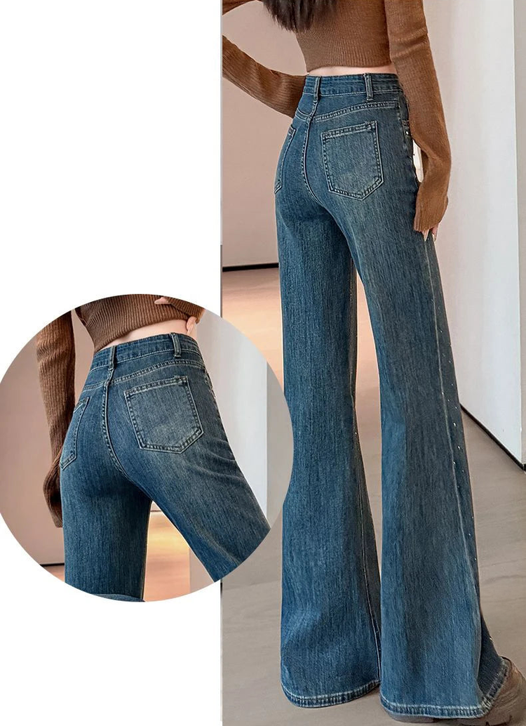 Starlight Stretch Flare Jeans – Local Stock