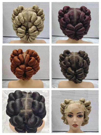 Regal Queen Bantu Knot Lace Wig