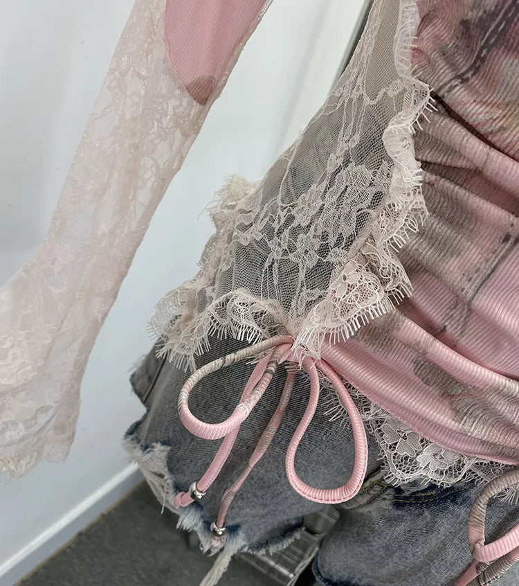 Groovy Lace Fantasy Top