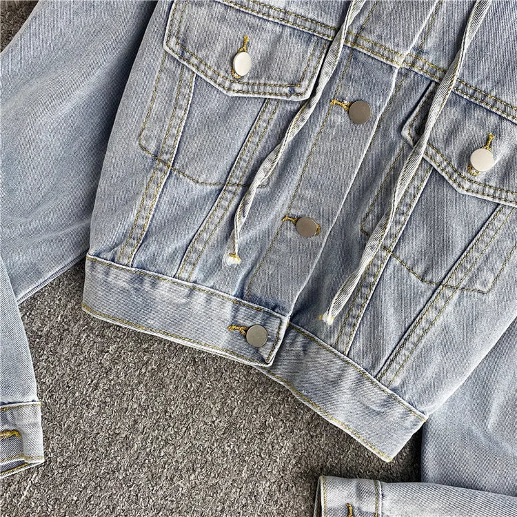 Urban Pulse Denim Hoodie
