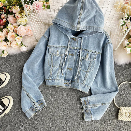 Urban Pulse Denim Hoodie – Local Stock