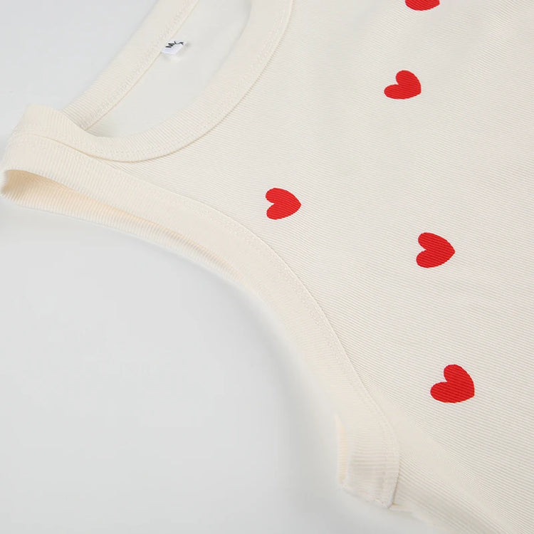Heart of Hearts Cropped Tank Top – Moody Quick Ship (U.S. Only)