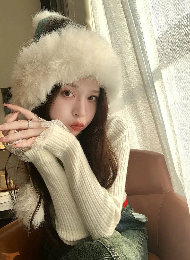 Lace Reverie Mock Neck Top