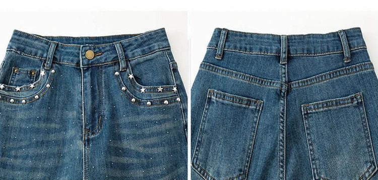 Starlight Stretch Flare Jeans – Local Stock