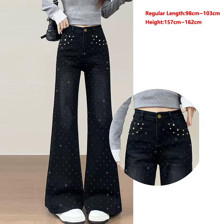 Starlight Stretch Flare Jeans – Local Stock