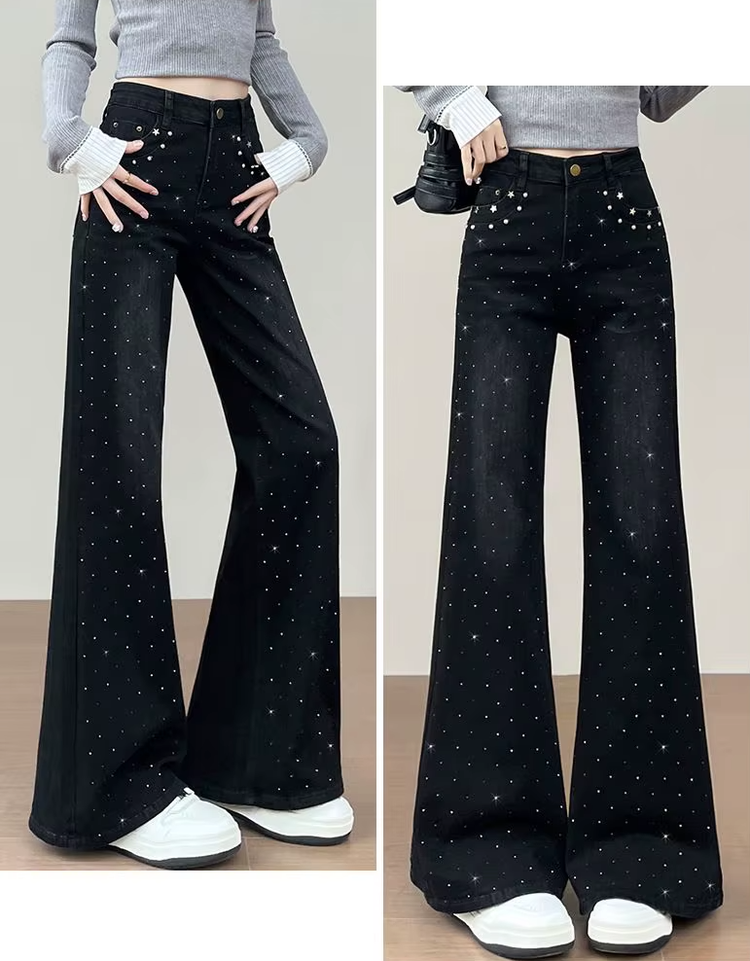 Starlight Stretch Flare Jeans – Local Stock