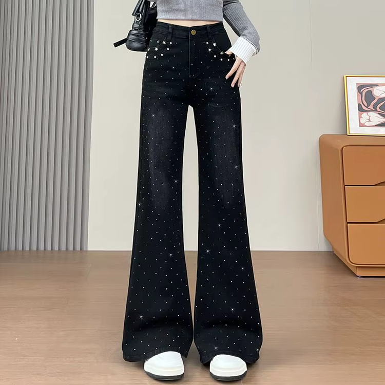 Starlight Stretch Flare Jeans – Local Stock