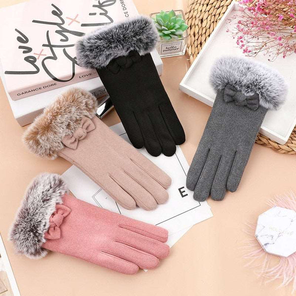 Cute Faux Fur Gloves Cute Faux Fur Gloves