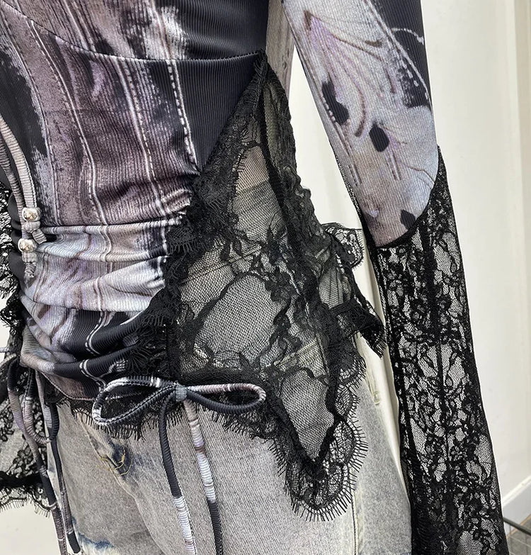 Groovy Lace Fantasy Top