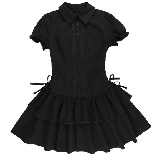 Midnight Academy Mini Dress – Local Stock